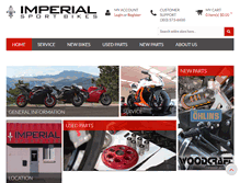 Tablet Screenshot of imperialsportbikes.com